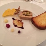オーベルジュ・ド・リル - フランス産フォアグラとイチジクのマーブル仕立て　秋の装い