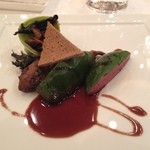 オーベルジュ・ド・リル - ヴァンデ産仔鳩のアビヴェール　キャベツのラビオリ