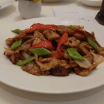 藤枝四川飯店＆ガーデンズ - 豚肉の豆鼓炒め