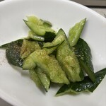 焼肉KAJIYA - たたき胡瓜　山椒の香り