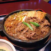 荒井屋 万國橋店 - 『牛鍋定食（1540円税込）』※ご飯大盛（無料）