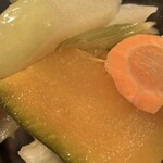 ベーカリー&レストラン 沢村 - ピクルスの盛り合わせ　アップルビネガー