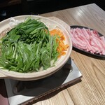 下北沢 みるく - 忘年会・新年会限定　五色野菜の豚バラ鍋