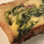 ベーカリー&レストラン 沢村 - ベーコンとほうれん草のキッシュ