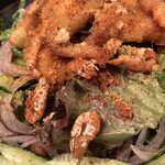 SAWAMURA Karuizawa Harunireterasu - ワカサギと川海老のフリットサラダ