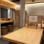 長岡食堂 - お店はきれい　誰もいない朝一番の風景
