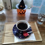 喫茶 あじさい - 珈琲、ハロウィーンのカボチャさん