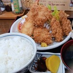 味よし - 早めの夕食de かきミックスライス！1080円