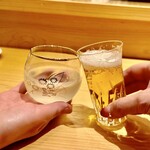 すしやのたい悟 - 乾杯♬.*ﾟ