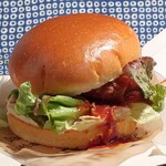肉が旨いカフェ NICK STOCK - チーズバーガー
