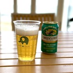 クラフトキッチン - ビールはノンアルグリーン♪