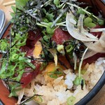 魚庭本店 - ご飯もしっかりある。