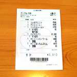 コメダ珈琲店 - 本日のレシートです