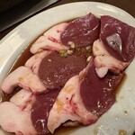 炭火焼 ゆうじ - ハツアブラ