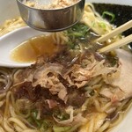 中華そば 六心 - 鰹と鶏の中華そば醤油1200円