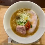 開運橋通 ふじ原 - 【自家製パテと地鶏の白湯そば】