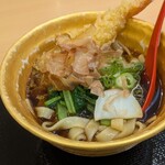 四代目一八 - 天ぷらうどん(¥1,080)