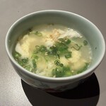 大衆肉酒場 こだわり米 匠 - 卵スープ