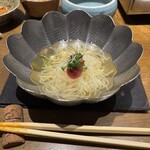 焼うお いし川 - 出汁の効いた冷麺？