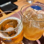 プラチナフィッシュ おもてなし Kakure - お魚嬉しくてワクワク気分で乾杯