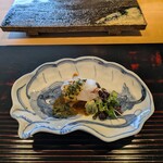 鮨旬美 西川 - お造り：伊勢海老の刺身。