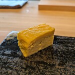 鮨旬美 西川 - 玉子焼き。