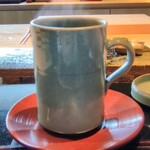 鮨旬美 西川 - 山葵のお吸い物。