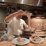 やまぐち - フカヒレのクリームリングイネ