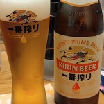 麺遊心 - ちょい飲みセットの中瓶