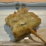 魚の華 - 串揚げ（アスパラガス）