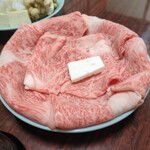 金澤屋牛肉店 - 置賜套餐的涮鍋肉(兩人份)