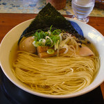 中華そば 麺や食堂 - 麺や食堂（味玉しおそば・850円）