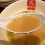 久留米ラーメン清陽軒 諏訪野町本店 - 脂分が見当たらないのに深いコク！んーー最高！！