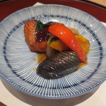 新宿割烹 中嶋 - 焼物はカレイのはぶ焼き。