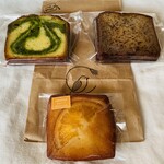 焼き菓子 こなのか - 料理写真:今回購入の３点♫