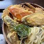 大地のうどん - 野菜天ぶっかけ 800円
