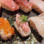 鮨・酒・肴 杉玉 - お昼の握り【福】10貫