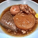 むこのっそん - おでん(大根、玉子、こんにゃく、すじ)
