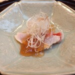 THE SUSHI TOKYO 旬 - 金目鯛の土佐酢ジュレ掛け