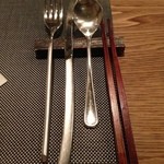 楽の蔵　レストランChez tomo. - 面白いナイフ