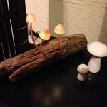 楽の蔵　レストランChez tomo. - きのこのオブジェ