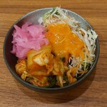 とんかつながた園 - サラダで先ベジ