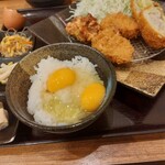 とんかつながた園 - たまごWのTKG