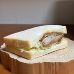 ぎんやcafe - ソースカツサンド