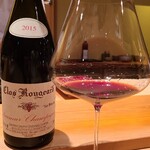 鮨 さかい - お酒❼クロ・ルジャール・ソミュール・ シャンピニー・ル・ブール2015(赤ワイン、フランス)
      葡萄品種:カベルネフラン100%