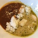 グリーンガーデン 田頭茶舗 - カレー（ハーフ＆ハーフ）　1,160円