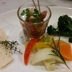 おつまみセット　生ハムマリネ・パルミジャーナチーズ・ピクルスジャルディネイラ・スティックセニョール♪