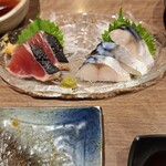 とり九 - カツオのたたきと〆鯖