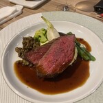 ルディック - エゾ鹿モモのロティ ポワヴラードソース