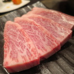 焼肉  炭聖 - 上カルビ（塩）